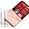 Suture Practice Kit MedSurgic Silicone Pad with Forceps for Students-2