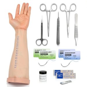 Suture Practice Arm Kit MedEduQuest with Realistic Silicone and Mesh-0