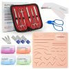 Suture Practice Training Kit Large Silicone Lip Pad YOURSCI Device-0