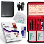 Suture Practice Kit For Medical Students, Veterinarians, Nurses Silicone Skin Suture Pad With Protective Horizontal And Vertical Mesh Layer To Enhance The Durability Of Pad-0
