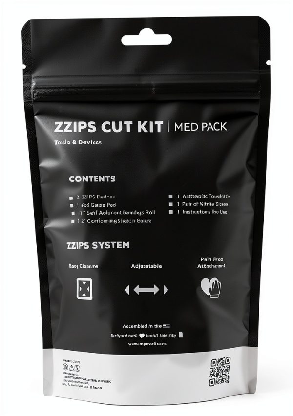 ZZips MedPack First Aid Wound Closure Kit by My Medic-5