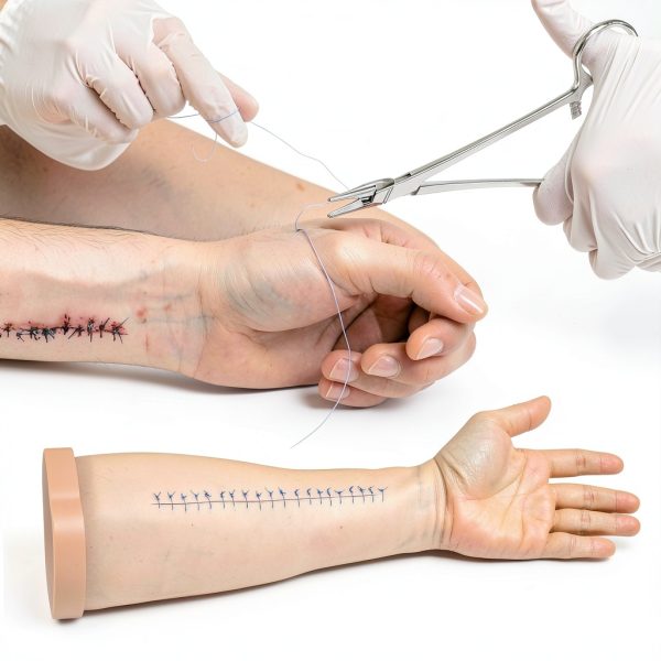 Suture Practice Arm Kit MedEduQuest with Realistic Silicone and Mesh-6