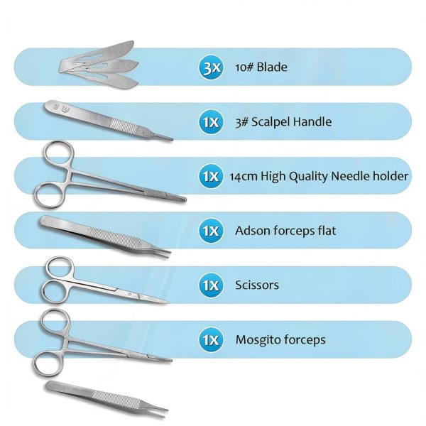 Suture Practice Training Kit Large Silicone Lip Pad YOURSCI Device-5