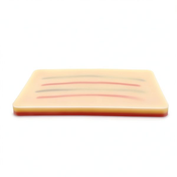 Upgraded Suture Pad，5 in 1 Silicone IV Practice Kit with 4 Veins Imbedded-Phlebotomy Practice Pad-Blood Draw Practice Board-Suture Practice Kit-Blood Return Function，Injection Training Pad-3