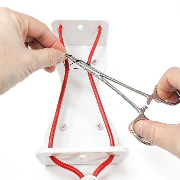 Knot Tying Trainer PraStud Suture Kit with Realistic Tissue Resistance-5