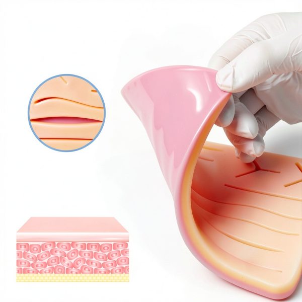 Scian 2 piece 3 layer Suture Practice Pad with 14 Wounds and DIY-3