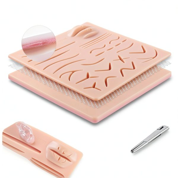 Suture Practice Training Kit Large Silicone Lip Pad YOURSCI Device-2